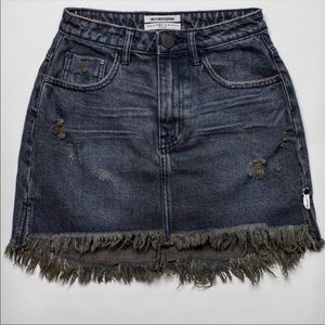 One Teaspoon Fox Black 2020 Mini Skirt